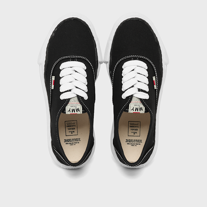 Maison Mihara Yasuhiro Baker OG Sole Canvas Low schwarz 99612 4