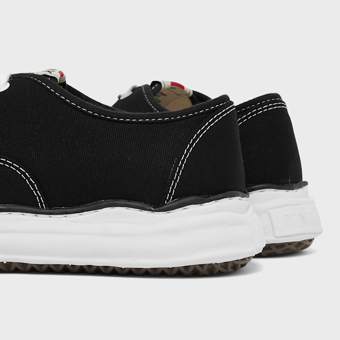 Maison Mihara Yasuhiro Baker OG Sole Canvas Low zwart 99612 5