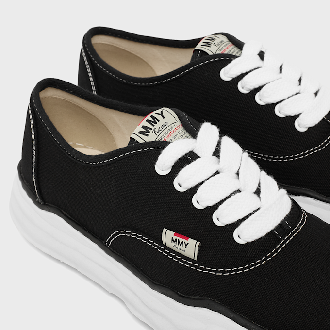 Maison Mihara Yasuhiro Baker OG Sole Canvas Low schwarz 99612 6