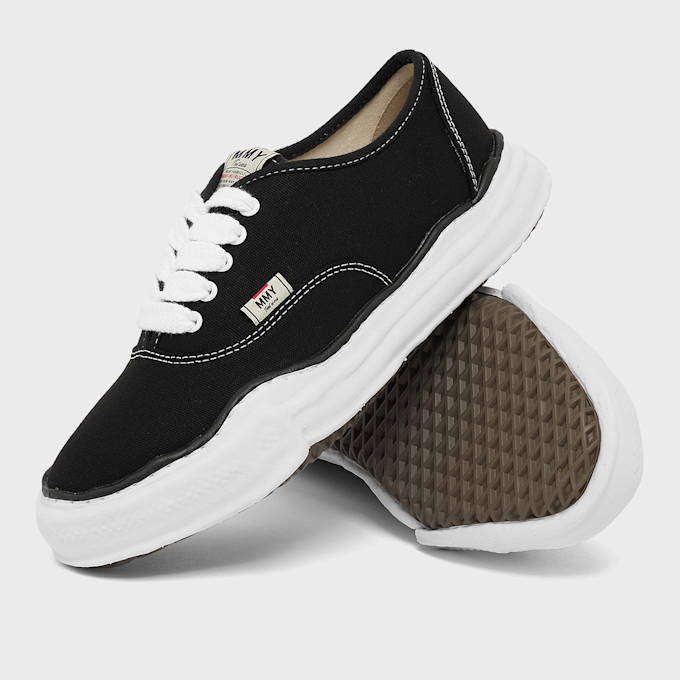 Maison Mihara Yasuhiro Baker OG Sole Canvas Low zwart 99612 7
