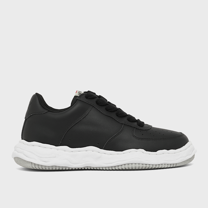 Maison Mihara Yasuhiro Wayne OG Sole Leather Low zwart 99613 2