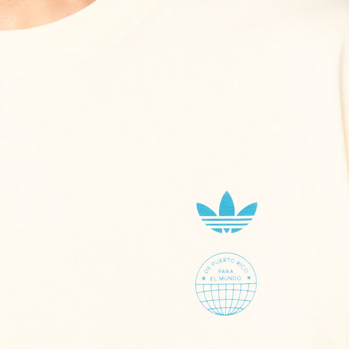 adidas Originals x Bad Bunny Brussels Merch Tee Beige 99837 4