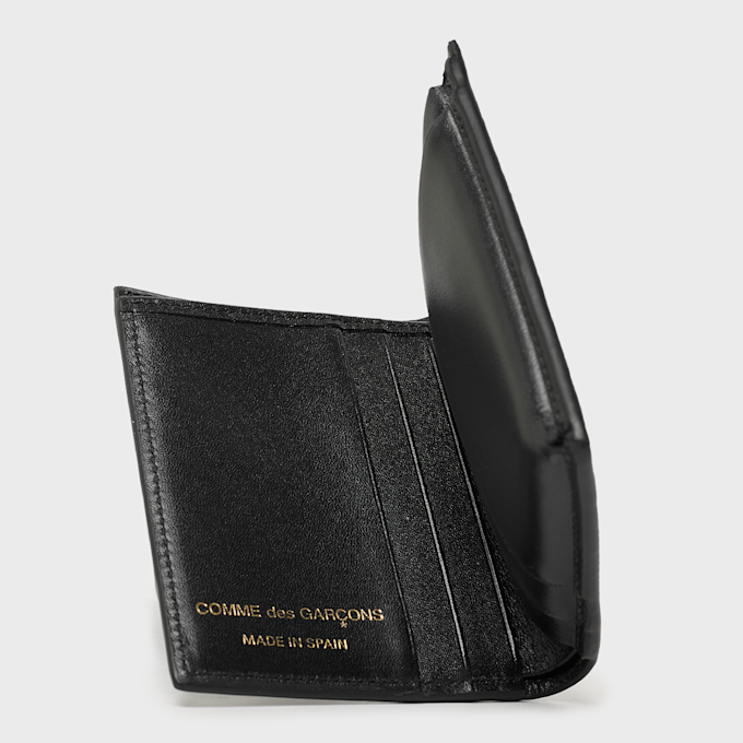 Comme des Garcons Wallet Dots Printed Leather black wit 99983 3