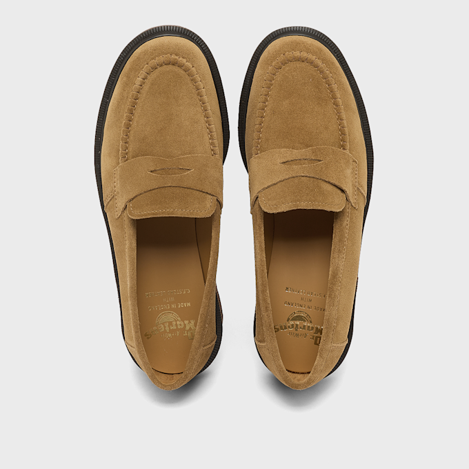 Dr. Martens Delapre Penny Loafer Suede beige 100432 4