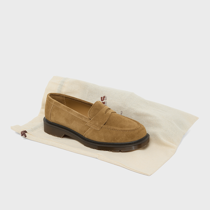Dr. Martens Delapre Penny Loafer Suede beige 100432 7