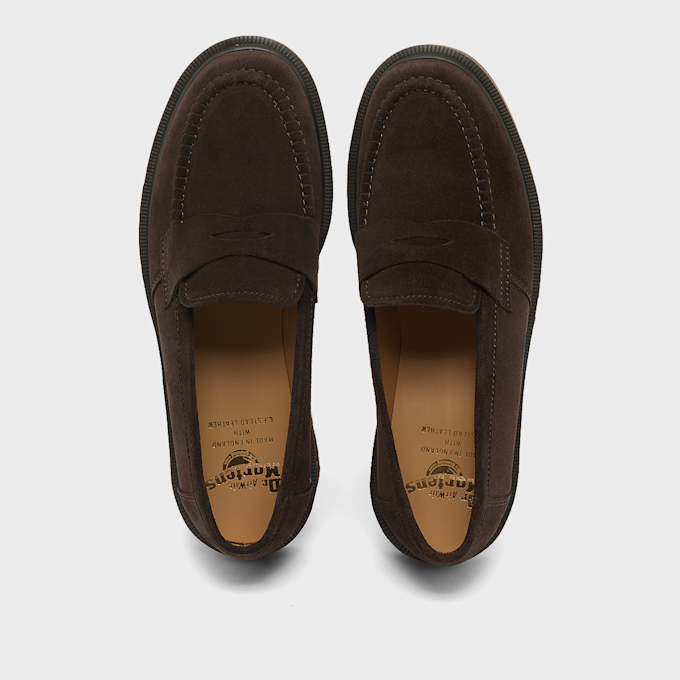 Dr. Martens Delapre Penny Loafer Suede brown 100431 4