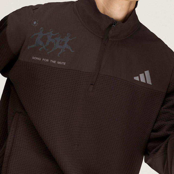 adidas Originals x Song For The Mute Sport Tracktop Quarter-Zip brown 101552 4