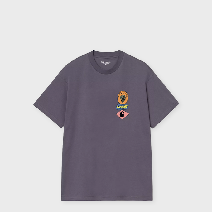 Carhartt WIP S/S Stacked Grapes T-Shirt purple 101880 1