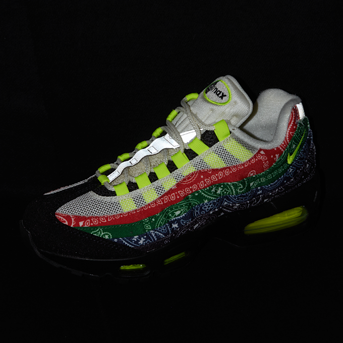 Nike Wmns Air Max 95 Big Bubble "Paisley Bandana" multicolor 101911 8