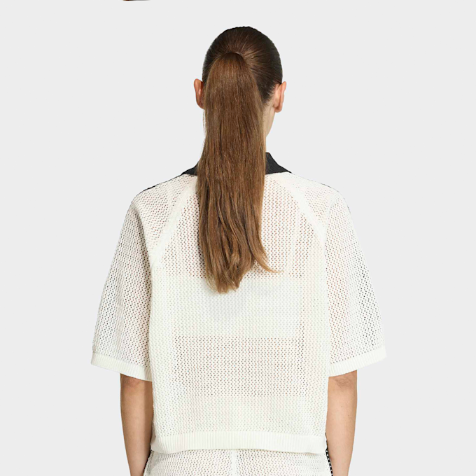 adidas Originals Crochet Polo wit 102474 3