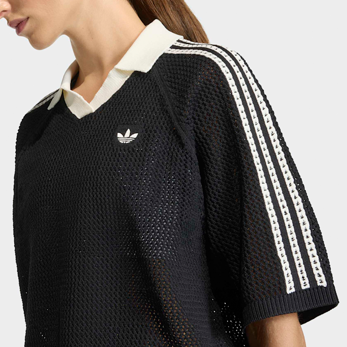 adidas Originals Crochet Polo schwarz 102574 4
