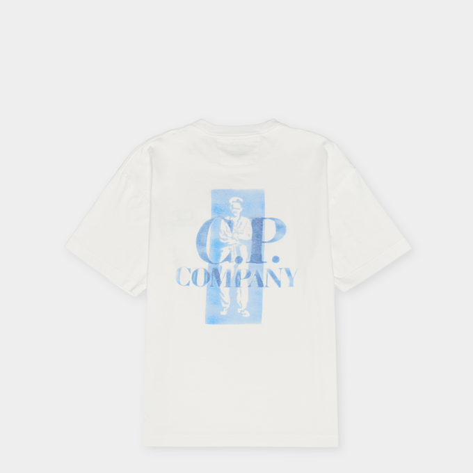 C. P. Company T-Shirt Short Sleeve white 102701 1