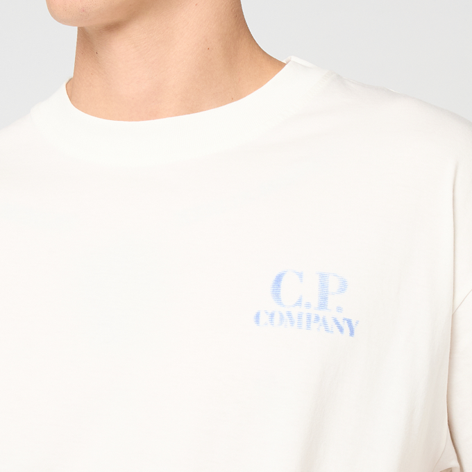 C. P. Company T-Shirt Short Sleeve white 102701 4