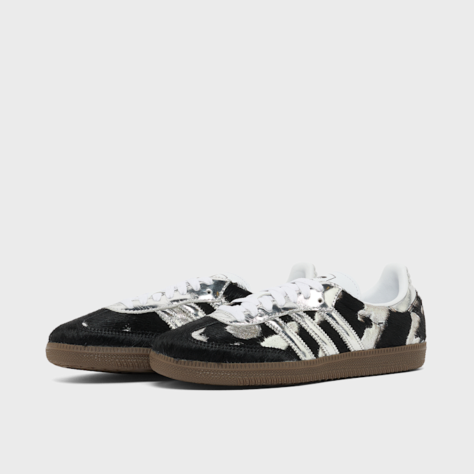 adidas Originals Wmns Samba Black Ponyhair Silver Metallic black 102726 1