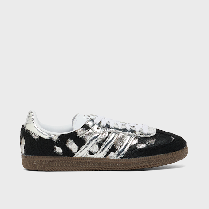 adidas Originals Wmns Samba Black Ponyhair Silver Metallic black 102726 2