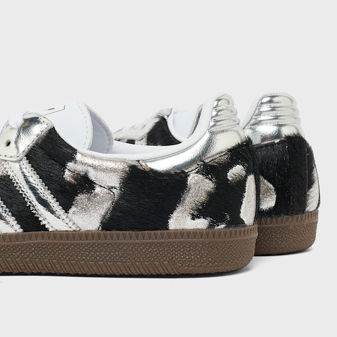 adidas Originals Wmns Samba Black Ponyhair Silver Metallic black 102726 5
