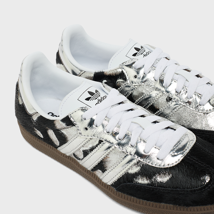 adidas Originals Wmns Samba Black Ponyhair Silver Metallic black 102726 6