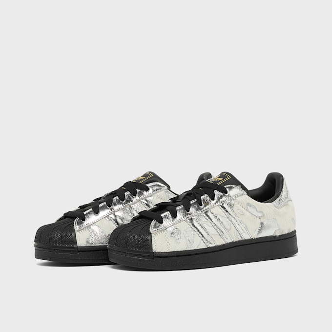 adidas Originals Wmns Superstar Ponyhair Silver Metallic silver 102734 1