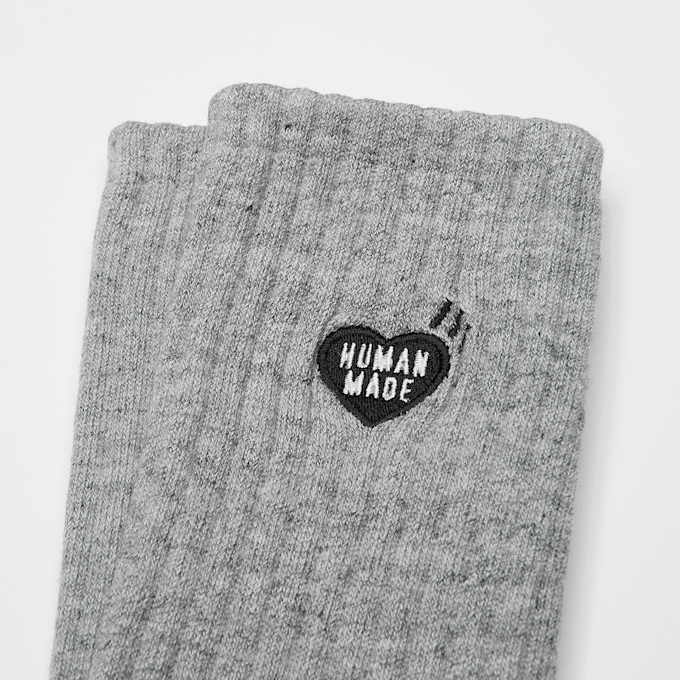 HUMAN MADE Pile Socks grijs 103135 3