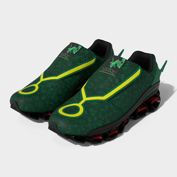 adidas Originals Pokemon Megaride F50 Grün 103711 1