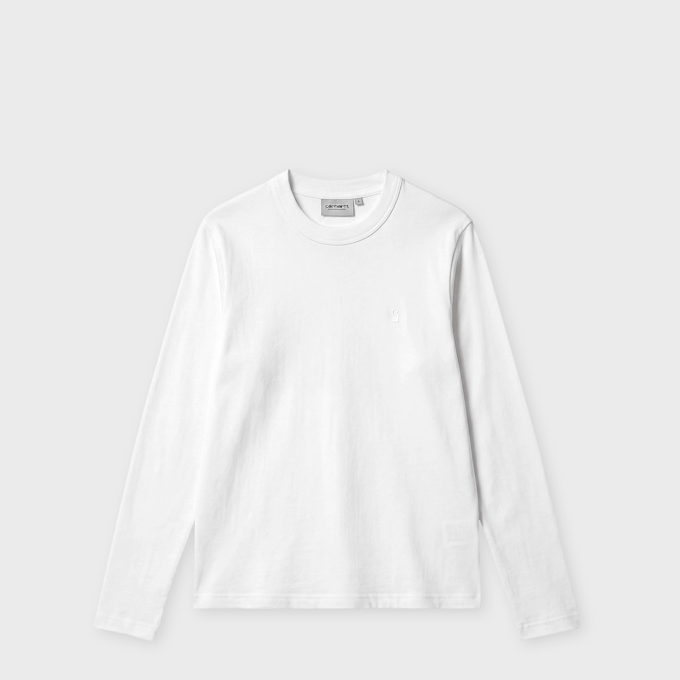 Carhartt WIP Wmns L/S Philipa T-Shirt white 104027 1