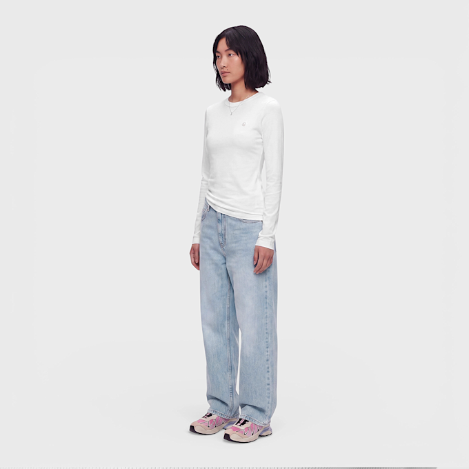 Carhartt WIP Wmns L/S Philipa T-Shirt white 104027 2