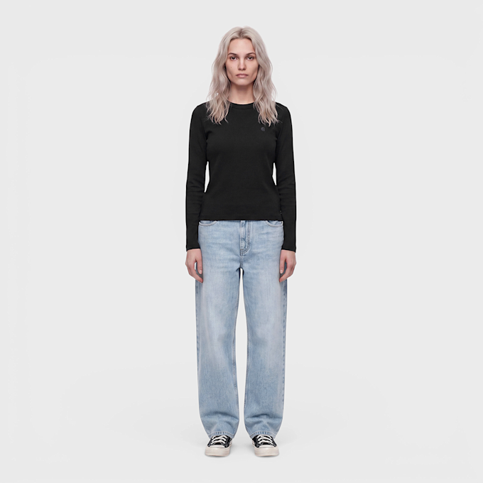 Carhartt WIP Wmns L/S Philipa T-Shirt black 104028 2