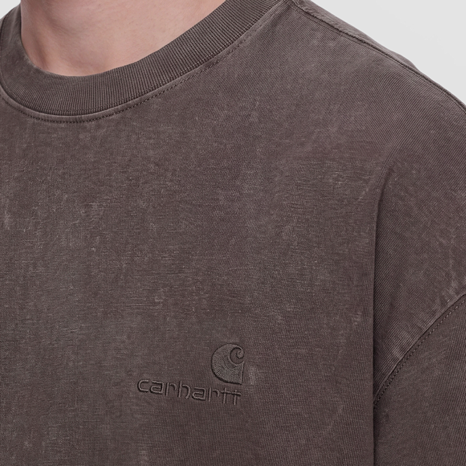 Carhartt WIP S/S Lambert T-Shirt tobacco moon wash Undefined Color 104047 3