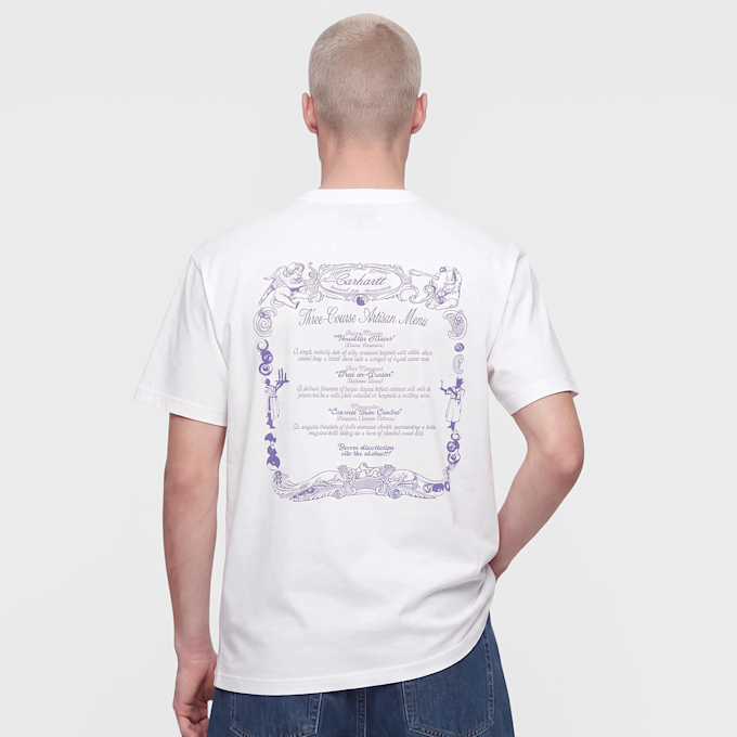 Carhartt WIP Shortsleeve Chez WIP T-Shirt weiß 104069 3