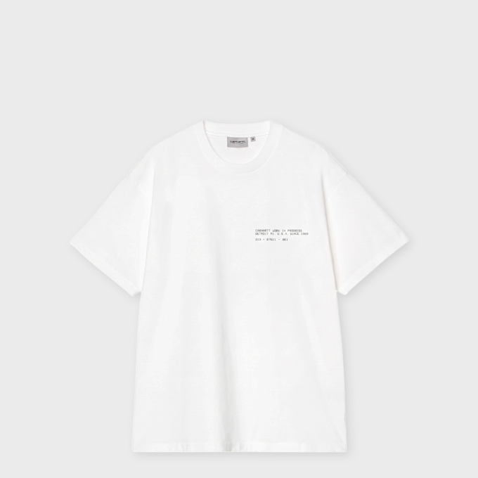 Carhartt WIP S/S Feather Progress T-Shirt white 104071 1
