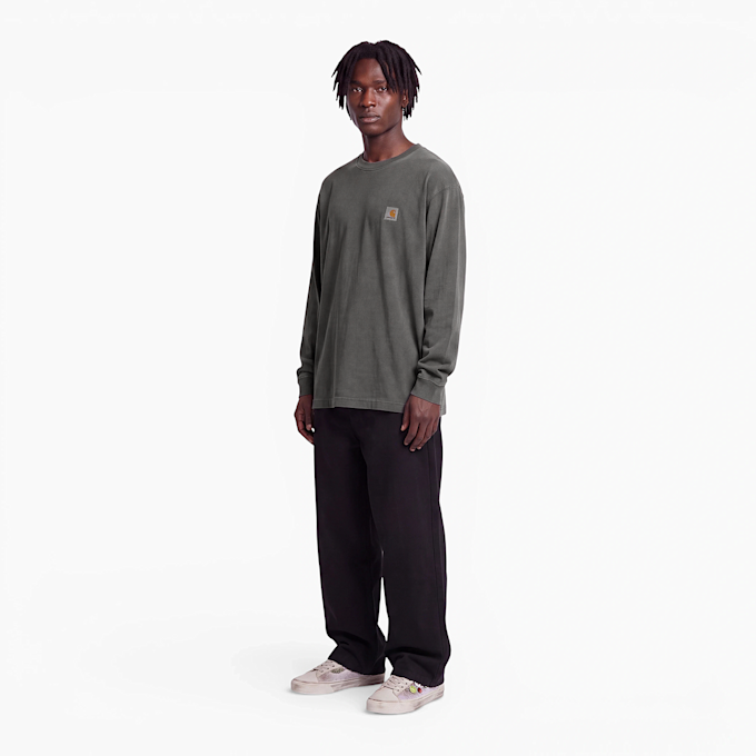 Carhartt WIP L/S Vista T-Shirt grau 104080 2