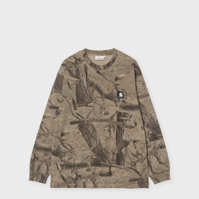Carhartt WIP L/S Feather Tree T-Shirt camouflage 104077 1