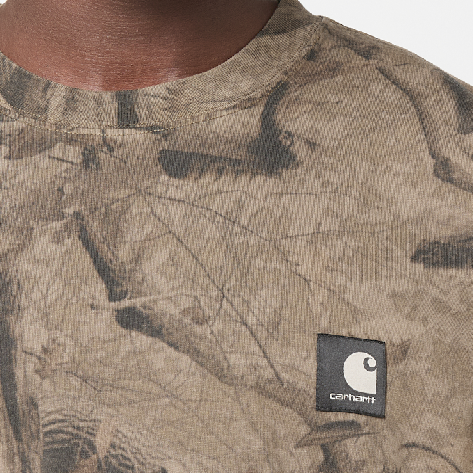 Carhartt WIP L/S Feather Tree T-Shirt camouflage 104077 3