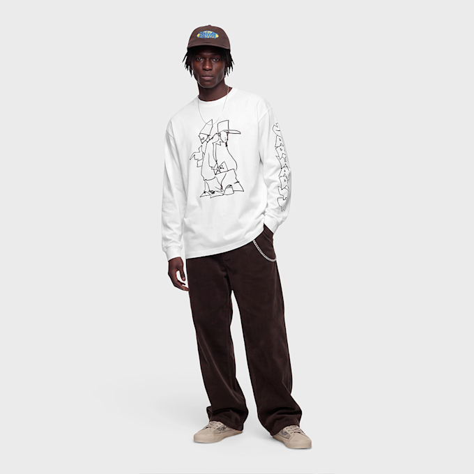 Carhartt WIP L/S Blinkerfluid T-Shirt white Undefined Color 104076 2