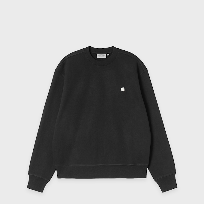 Carhartt WIP Mack Sweat black/wax brown 104086 1