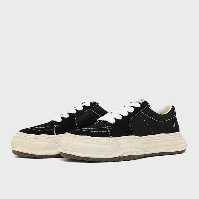 Maison Mihara Yasuhiro Eric Overdyed Canvas Low Top Sneakers black 104123 1
