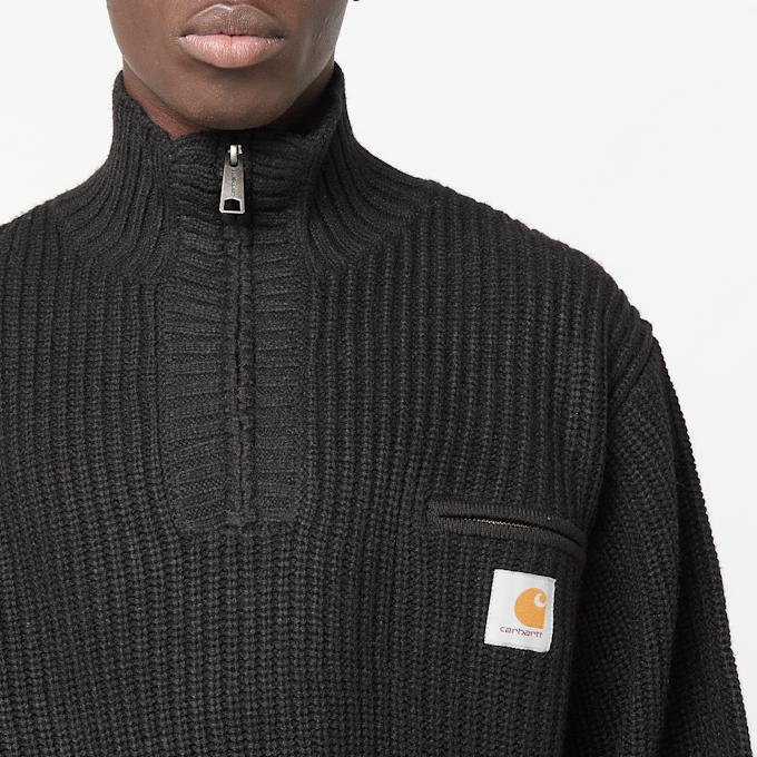 Carhartt WIP Detroit Half Zip Sweater black 104175 3