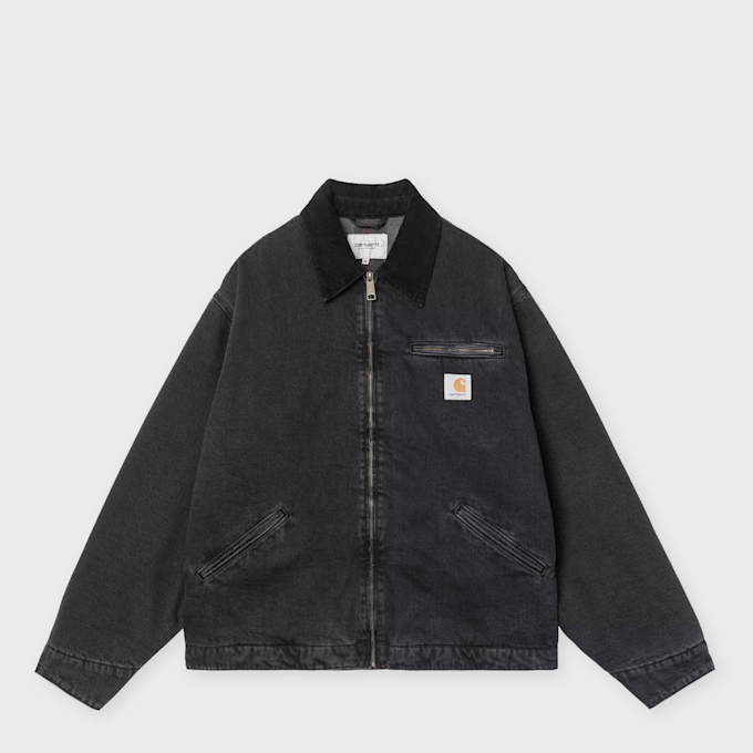 Carhartt WIP OG Detroit Jacket black stone washed Undefined Color 104185 1