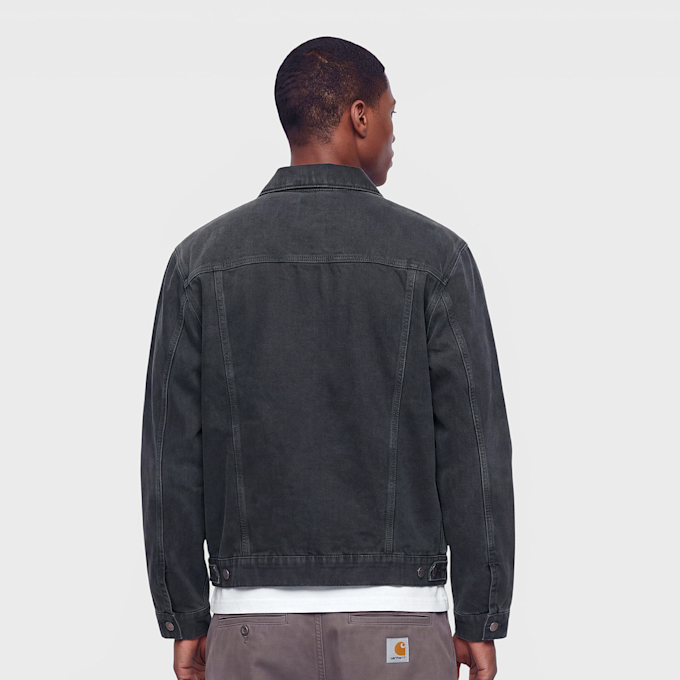 Carhartt WIP OG Trucker Jacket black / black stone canvas Undefined Color 104196 3