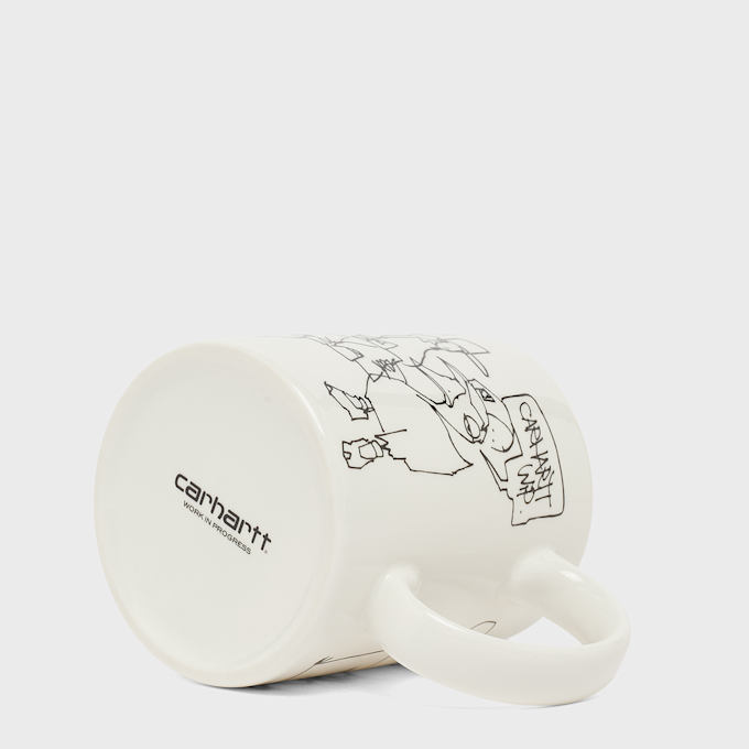 Carhartt WIP Blinkerfluid Mug Porcelain white/black black 104229 3