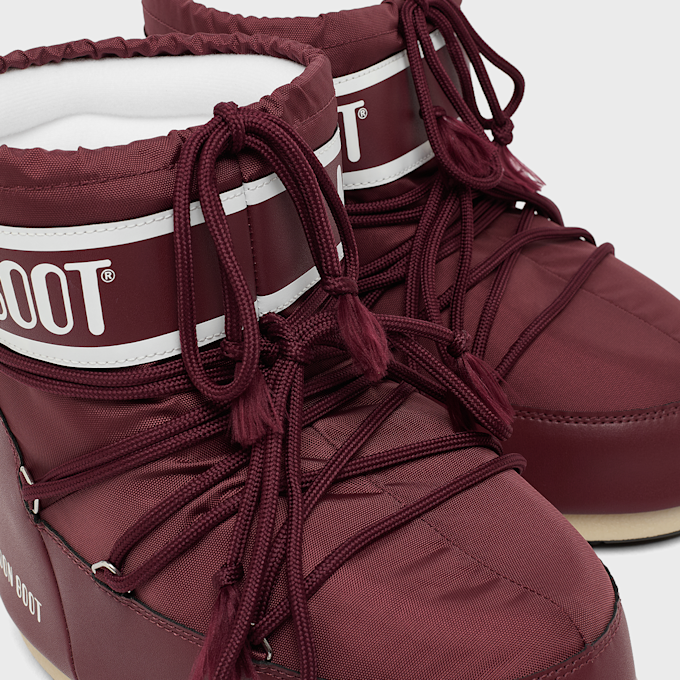 Moon Boot Wmns Icon Low Nylon Red 104872 6