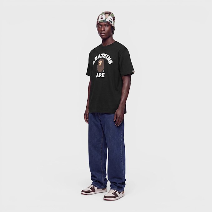 A Bathing Ape College Tee white schwarz 104934 2
