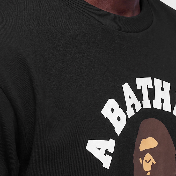 A Bathing Ape College Tee white schwarz 104934 3