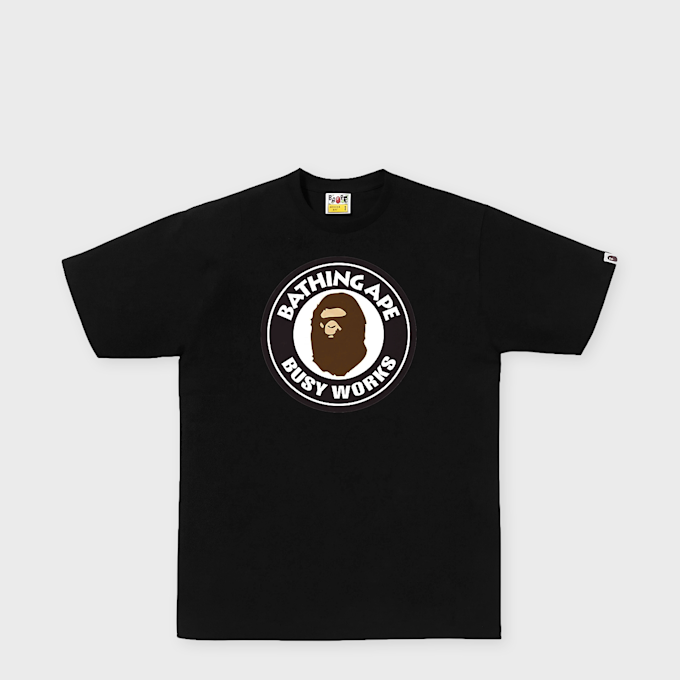 A Bathing Ape Busy Works Tee black 104946 1