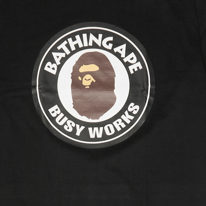 A Bathing Ape Busy Works Tee black 104946 4
