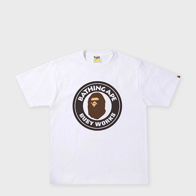 A Bathing Ape Busy Works Tee white 104947 1