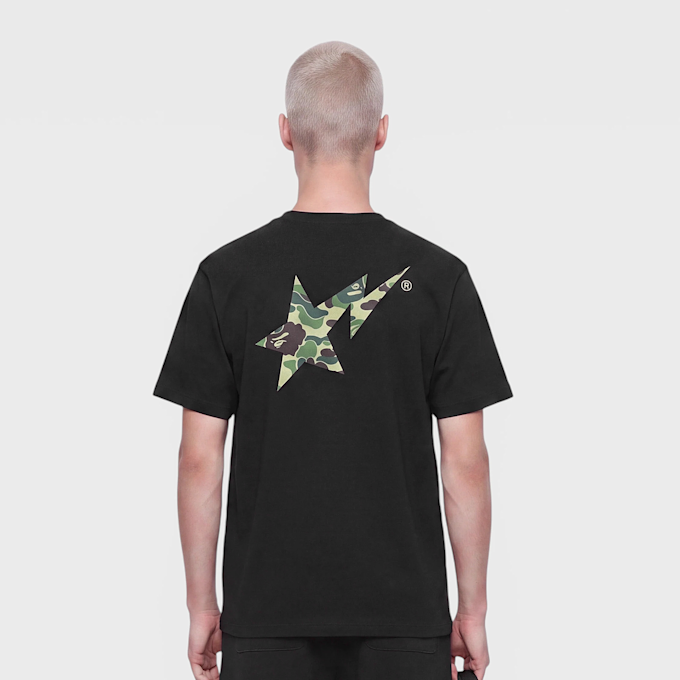 A Bathing Ape ABC Camo Bape Sta Tee black x green schwarz 104944 3