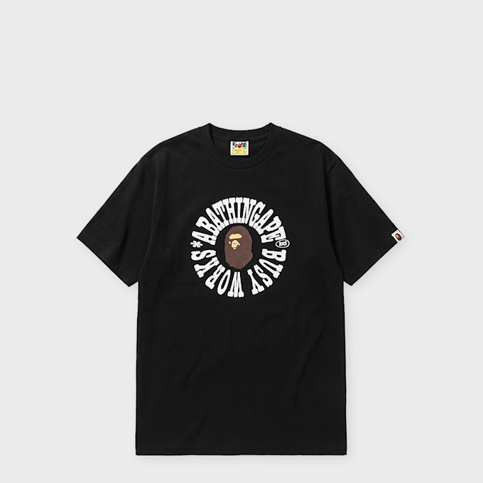 A Bathing Ape Busy Works Logo Relaxed Fit Tee black 104962 1