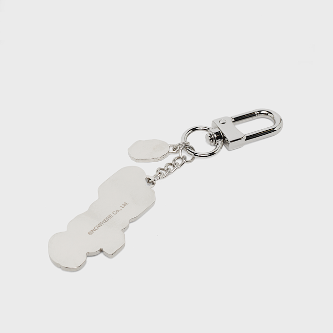 A Bathing Ape Logo Metal Keychain silver Undefined Color 105006 2