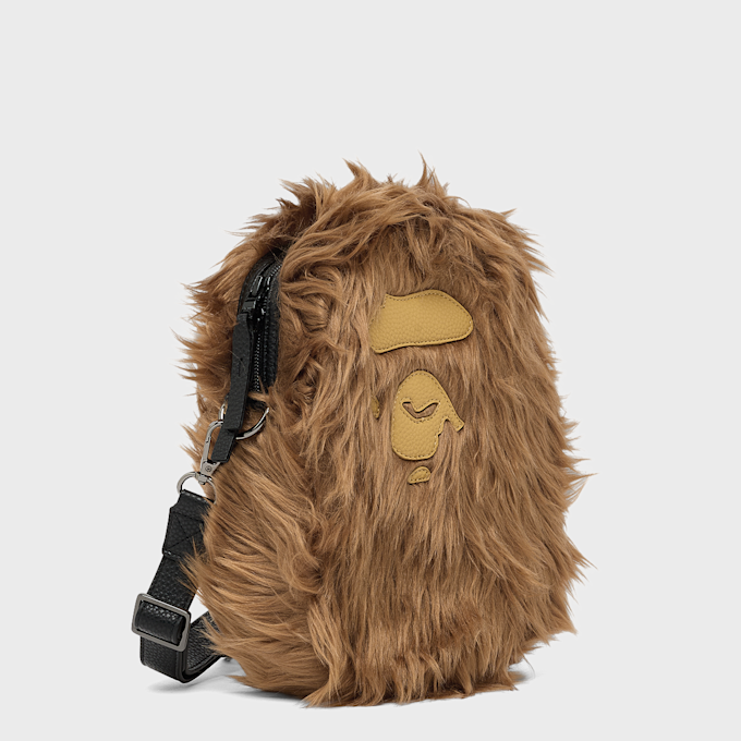 A Bathing Ape Ape Head Shoulder Bag braun 105024 2
